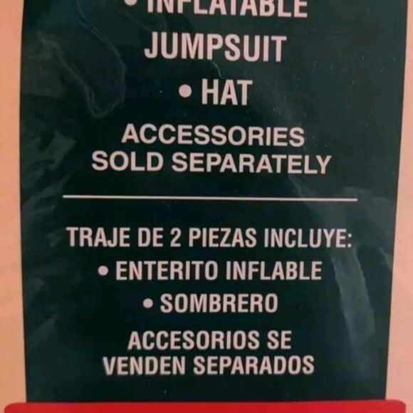 Inflatable Fat Santa Costume Blow Up Adult One Size Includes Fan Suit Yourself - Picture 5 of 8